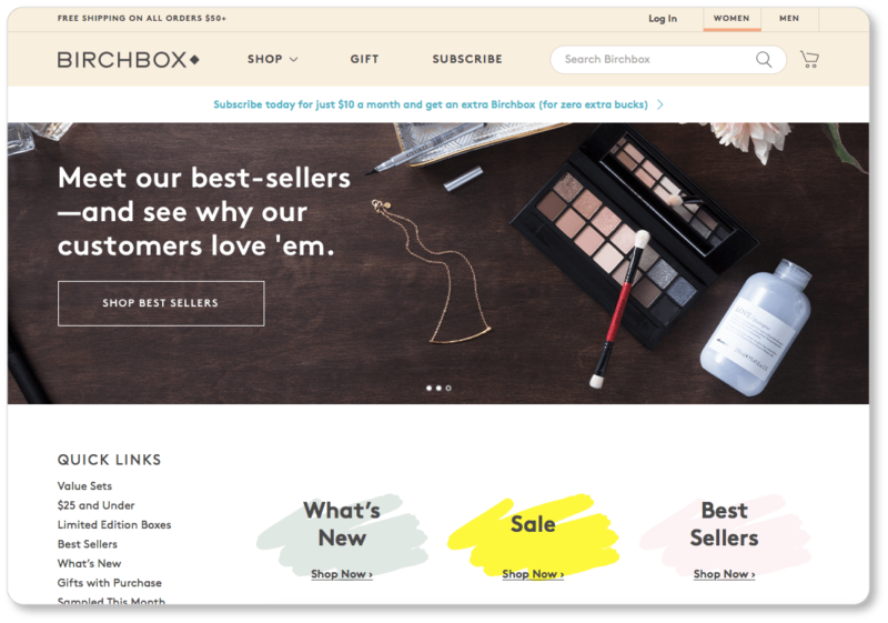 Prelude plaats Tips Best Practices for a Great Online Shop Homepage - Zoho Academy